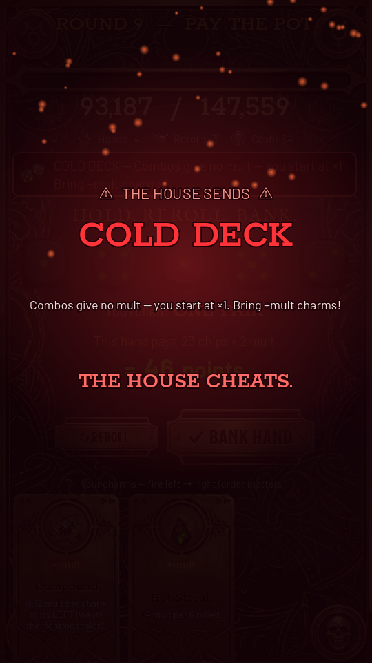 A boss round — the House sends someone